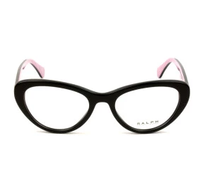 Ralph Lauren RA7107 Preto Brilho/Listrado 5001 53mm - Óculos de Grau