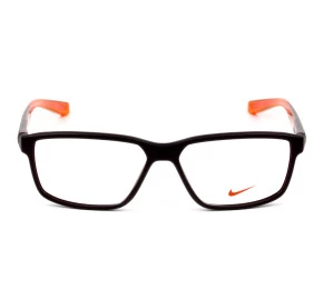 Nike Live Free 7092 - Preto Fosco/Laranja 603 57mm - Óculos de Grau