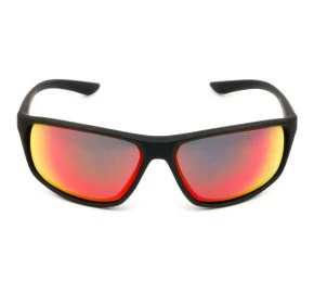Nike Adrenaline EV1113 - Preto Fosco/Vermelho Espelhado 016 68mm - Óculos de Sol
