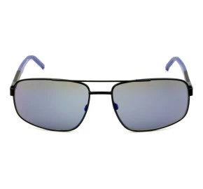 Tommy Hilfiger TH1651/S - Preto Fosco/Azul Espelhado 0032Y 61mm - Óculos de Sol