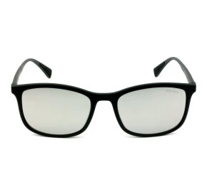 Prada Linea Rossa SPS01T Preto Fosco/Cinza Espelhado DG0-2B0 56mm - Óculos de Sol