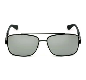 Tommy Hilfiger TH1521/S - Preto Fosco/Cinza Semi-Espelhado BSCT4 59mm - Óculos de Sol