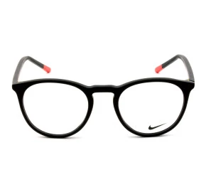Nike 7251 - Preto Fosco/Laranja 007 49mm - Óculos de Grau