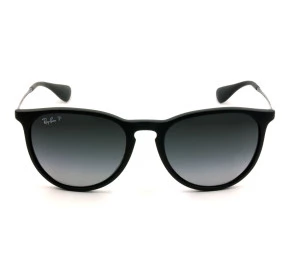 Ray Ban Erika RB4171 - Preto Fosco/Cinza Degradê Polarizado 622/T3 54mm - Óculos de Sol