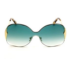 Chloé CE162S - Dourado/Verde Degradê 838 59mm - Óculos de Sol