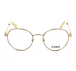 Chloé CE2136 - Bege/Dourado 743 50mm - Óculos de Grau