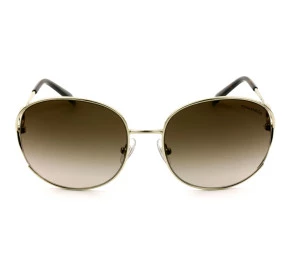 Tiffany & Co. TF3065 Dourado/Marrom Degradê 6021/3B 56mm - Óculos de Sol