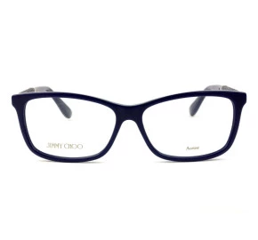 Jimmy Choo 167 Azul/Brilho KOD 54mm - Óculos de Grau
