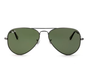 Ray Ban Aviador RB3025 Prata/G15 W0879 58mm - Óculos de Sol