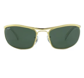 Ray Ban Olympian I Deluxe RB3119-M Dourado/G-15 001/31 62mm - Óculos de Sol