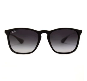Ray Ban Chris RB4187 - Preto/Cinza Degradê 622/8G 54mm - Óculos de Sol