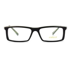 Colcci 5544 825 54 - Preto Brilho/Prata - Óculos de Grau