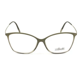 Óculos Silhouette Feminino Verde Titanium SPX 1607 75 5740 56