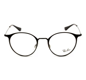 Ray Ban RB6378 Preto Fosco 2904 49mm - Óculos de Grau