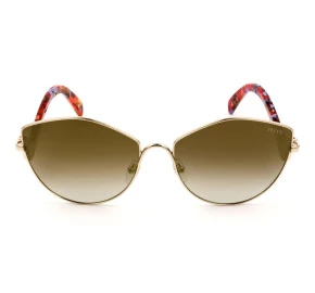 Emilio Pucci EP 118 - Mesclado/Dourado Espelhado 28G 62mm - Óculos de Sol