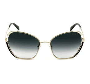 Emilio Pucci EP 131 - Dourado/Cinza Degradê 28B 58mm - Óculos de Sol