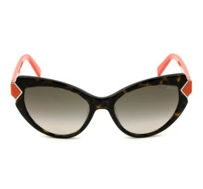 Emilio Pucci EP 91 - Turtle/Marrom Degradê 52K 54mm - Óculos de Sol