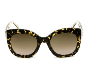 Emilio Pucci EP 97 - Mesclado/Marrom Degradê 52F 51mm - Óculos de Sol