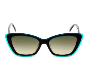 Emilio Pucci EP 107 - Azul Brilho/Cinza Degradê 89B 55mm - Óculos de Sol