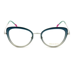 Emilio Pucci EP 5114 - Verde/Prata 089 52mm - Óculos de Grau