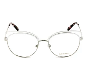 Emilio Pucci EP 5123 - Branco/Prata 020 54mm - Óculos de Grau