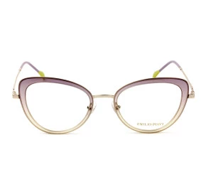 Emilio Pucci EP 5114 - Lilás/Nude 080 52mm - Óculos de Grau