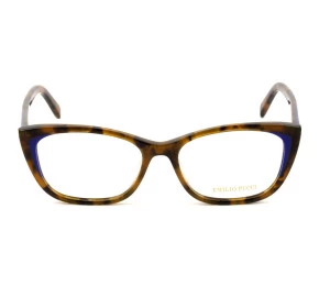 Emilio Pucci EP 5127 - Turtle/Azul Escuro 055 52mm - Óculos de Grau