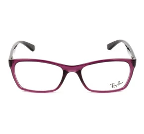 Ray Ban RB7033L Roxo/Preto 5445 52mm - Óculos de Grau