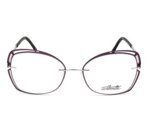 Silhouette 5550 JG - Roxo/Grafite 7000 53mm - Óculos de Grau