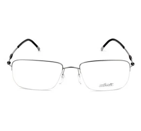 Silhouette 5279 Prata/Preto 10 6060 56mm - Óculos de Grau