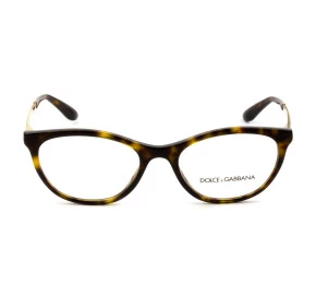 Dolce & Gabbana DG3310 - Turtle 502 52mm - Óculos de Grau