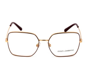 Dolce & Gabbana DG1323 - Vinho/Dourado 1333 54mm - Óculos de Grau