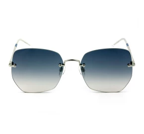 Tommy Hilfiger TH1667/S - Azul Degradê/Prata KUFI4 57mm - Óculos de Sol