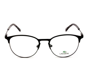 Lacoste L2251 - Preto Fosco 001 52mm - Óculos de Grau