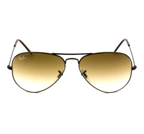 Ray-Ban Aviador RB3025L Marrom Degradê 014/51 58mm - Óculos de Sol