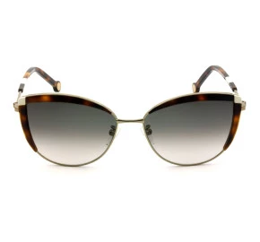 Carolina Herrera SHE149 Turtle Branco/Cinza Degradê 8FEY 59mm - Óculos de Sol