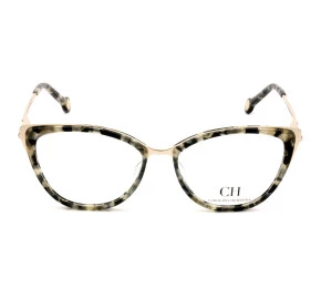 Carolina Herrera VHE853 Dourado/Mesclado 09BB 53mm - Óculos de Grau