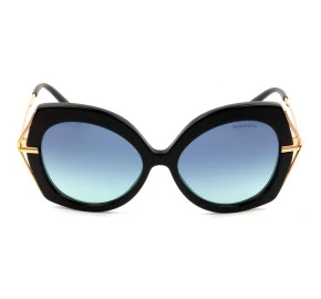 Tiffany & Co. TF4169 Preto Brilho/Azul Degradê 8001/9S 54mm - Óculos de Sol