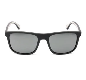 Emporio Armani EA 4129 Cinza Fosco Espelhado 5800/8G 56mm - Óculos de Sol 