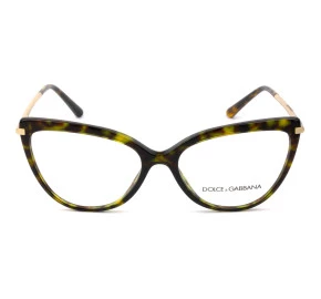 Dolce & Gabbana DG3295 Turtle 502 55mm - Óculos de Grau