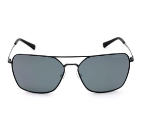 Armani Exchange AX2029S Preto/Cinza Espelhado 6000/6G 60mm - Óculos de Sol