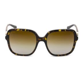 Bvlgari 8228-B Turtle/Marrom Degradê Polarizado 504/T5 57mm - Óculos de Sol 