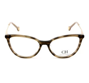 Carolina Herrera VHE817 Marrom 06YH 53mm - Óculos de Grau