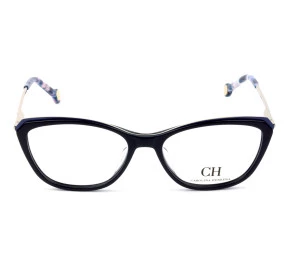Carolina Herrera VHE854 Azul Marinho 09AG 53mm - Óculos de Grau