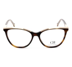 Carolina Herrera VHE834 Turtle 01AY 54mm - Óculos de Grau