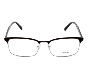 Prada VPR54W Marrom 03G-1O1 56mm - Óculos de Grau
