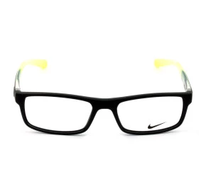 Nike Live Free 7090 Preto Fosco/Verde 012 53mm - Óculos de Grau