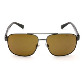 Polo Ralph Lauren PH3130 Grafite/Marrom Polarizado 9157/83 59mm - Óculos de Sol