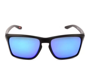 Oakley Sylas OO9448 - Preto Fosco/Azul Prizm Semi-Espelhado 57mm - Óculos de Sol