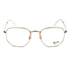 Ray Ban Hexagonal RB6448 Rose 3094 54mm - Óculos de Grau